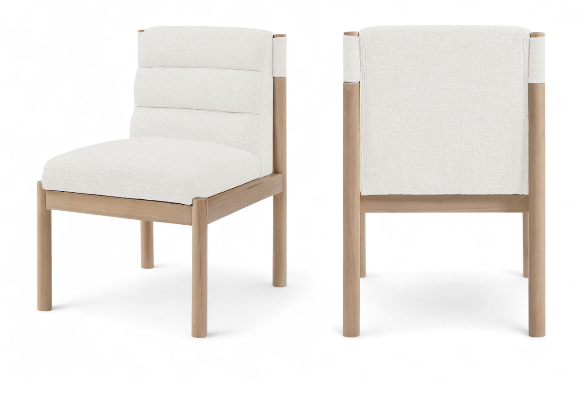 Eloura - Linen Textured Fabric Upholstered Dining Chair (Set of 2)