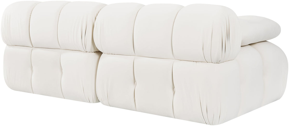 Orin - Velvet Performance Fabric Upholstered 2 Piece Modular Sofa
