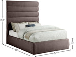 Adam - Linen Fabric Bed With 70.5" Headboard