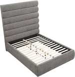 Adam - Chenille Fabric Bed With 70.5" Headboard