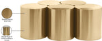 Dimple - 5 Piece Modular Coffee Table