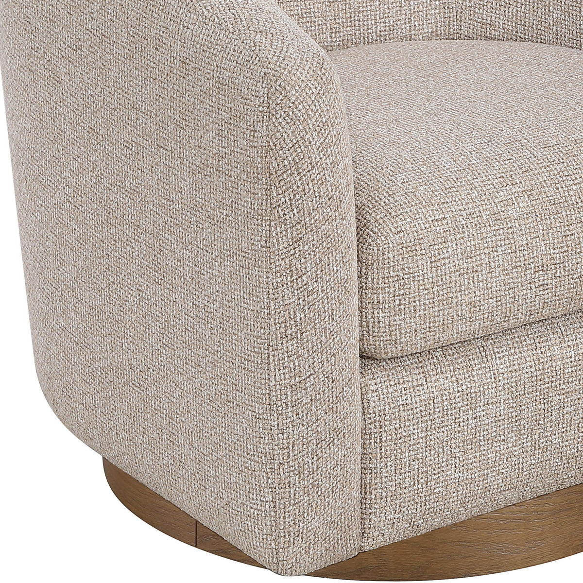 Modra - Performance Fabric Upholstered Swivel Accent Chair