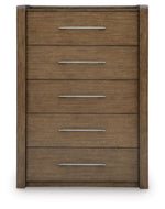 Marxmore - Five Drawer Chest - Brown