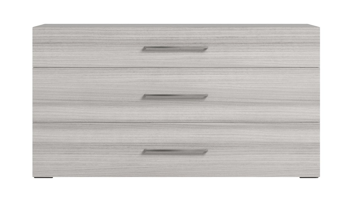 Mia - Dresser - White / Gray / Silver
