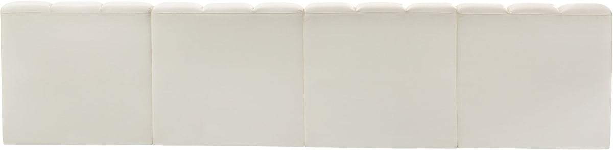 Arc - Faux Leather 4 Seats Modular Sofa