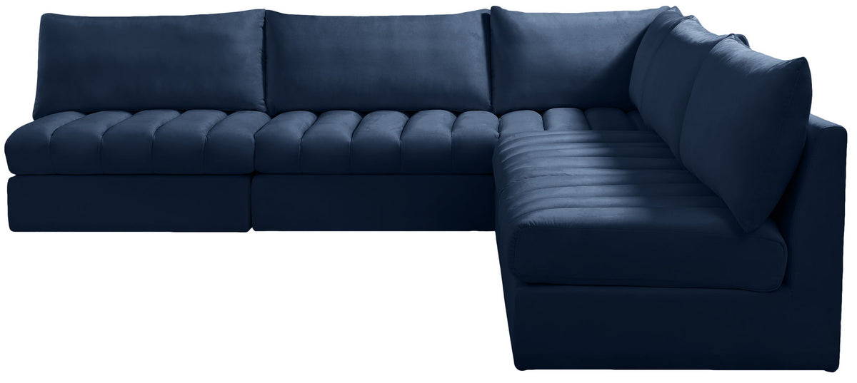 Jacob - Modular Corner Armless Sectional 5 Piece