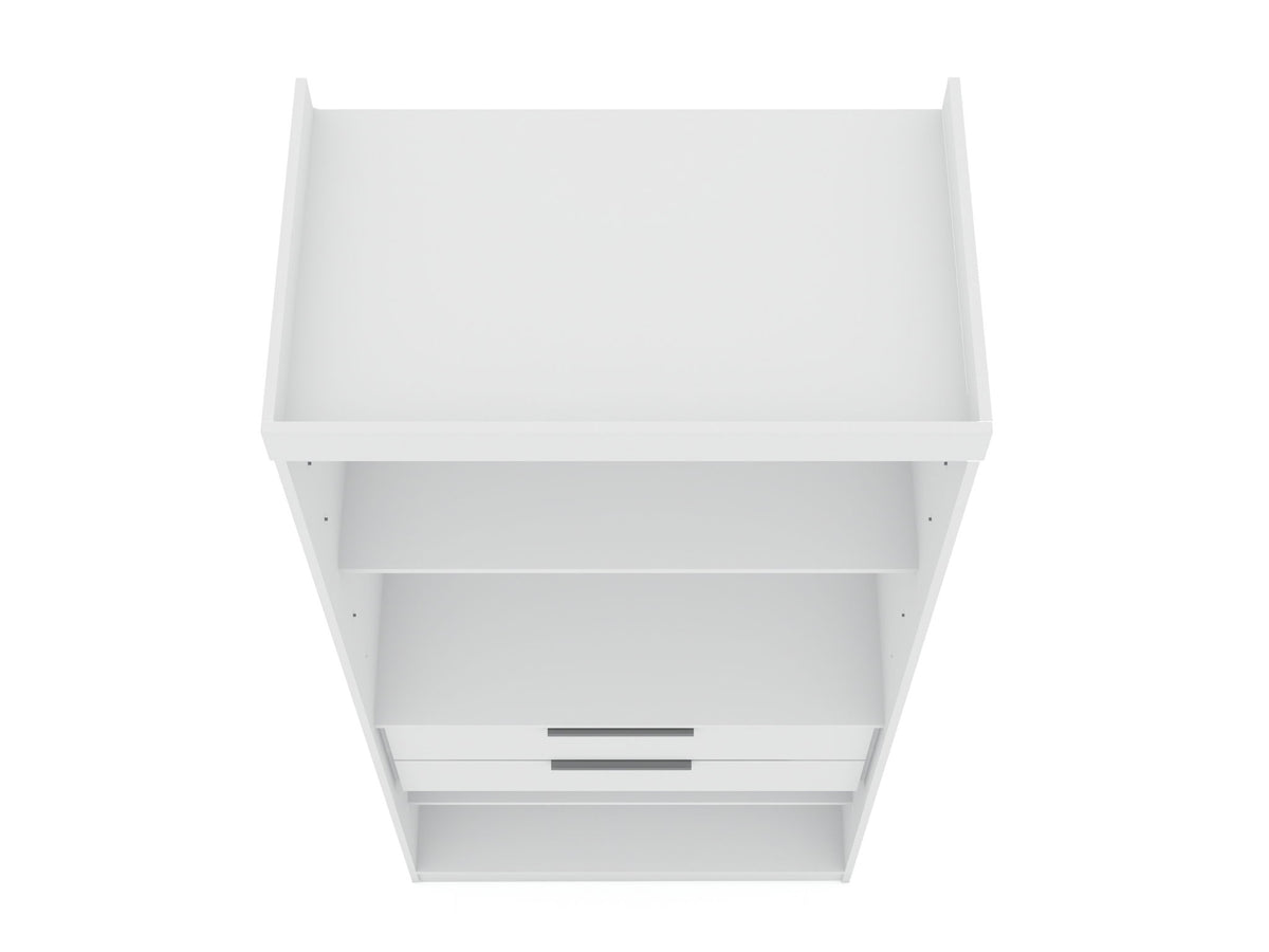 Manhattan Mulberry - Wardrobe Closet With Open Space