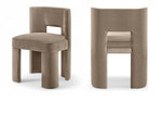 Zuno - Velvet Performance Fabric Upholstered Dining Chair (Set of 2)