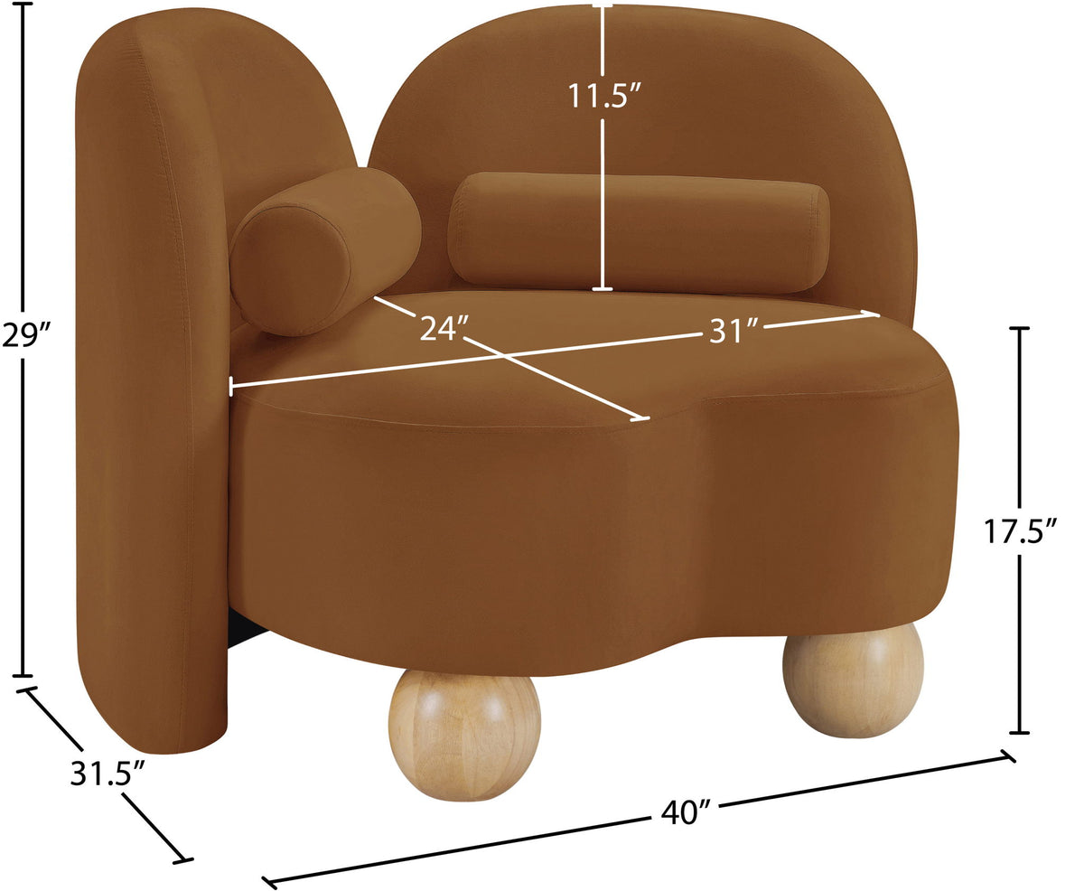 Daphne - Velvet Chair