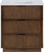 Willard - Engineered Stone And Solid Wood Bathroom Vanity