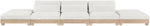 Turin - Chenille Fabric Upholstered Modular Sectional - White