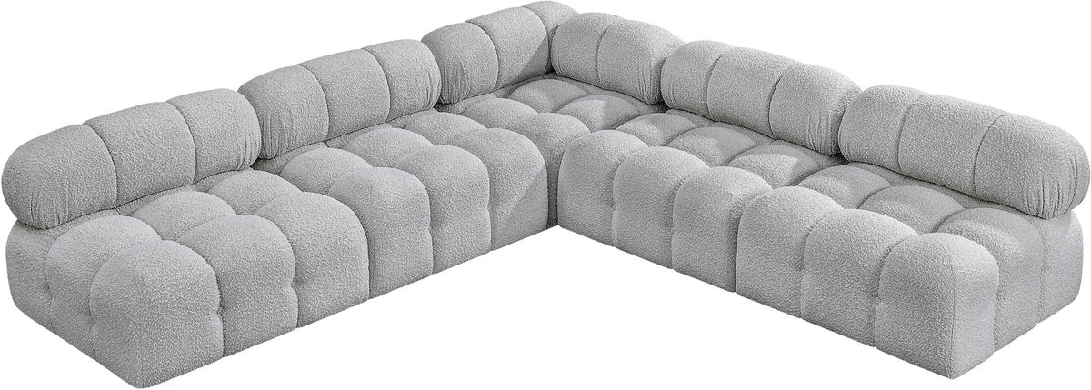 Ames - 5 Piece Fabric Modular Corner Sectional