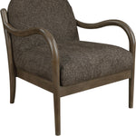 Helmsley - Performance Fabric Upholstered Accent Chair - Brown Frame