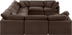 Indulge - Velvet 8 Piece Modular Sectional