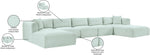 Shaggy - 7 Piece Modular Sectional With 2 Ottomans