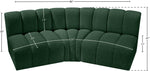 Arc - Boucle Fabric 3 Piece Modular Corner Sofa