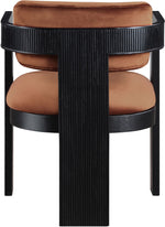 Sacha - Velvet Dining Chair With Black Base (Set of 2)