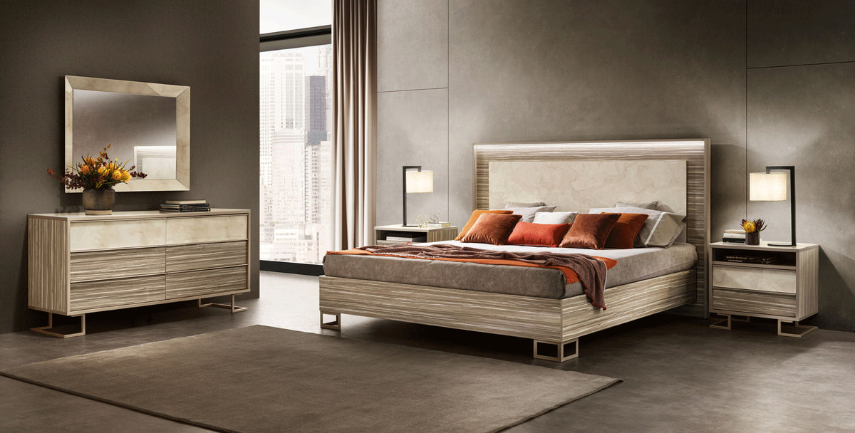 Luce - Double Dresser - Light Beige / Light Brown