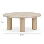 Amora - Indoor / Outdoor Nesting Accent Tables (Set of 2) - Travertine