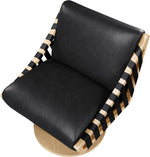 Millwin - Swivel Accent Chair With Natural Base