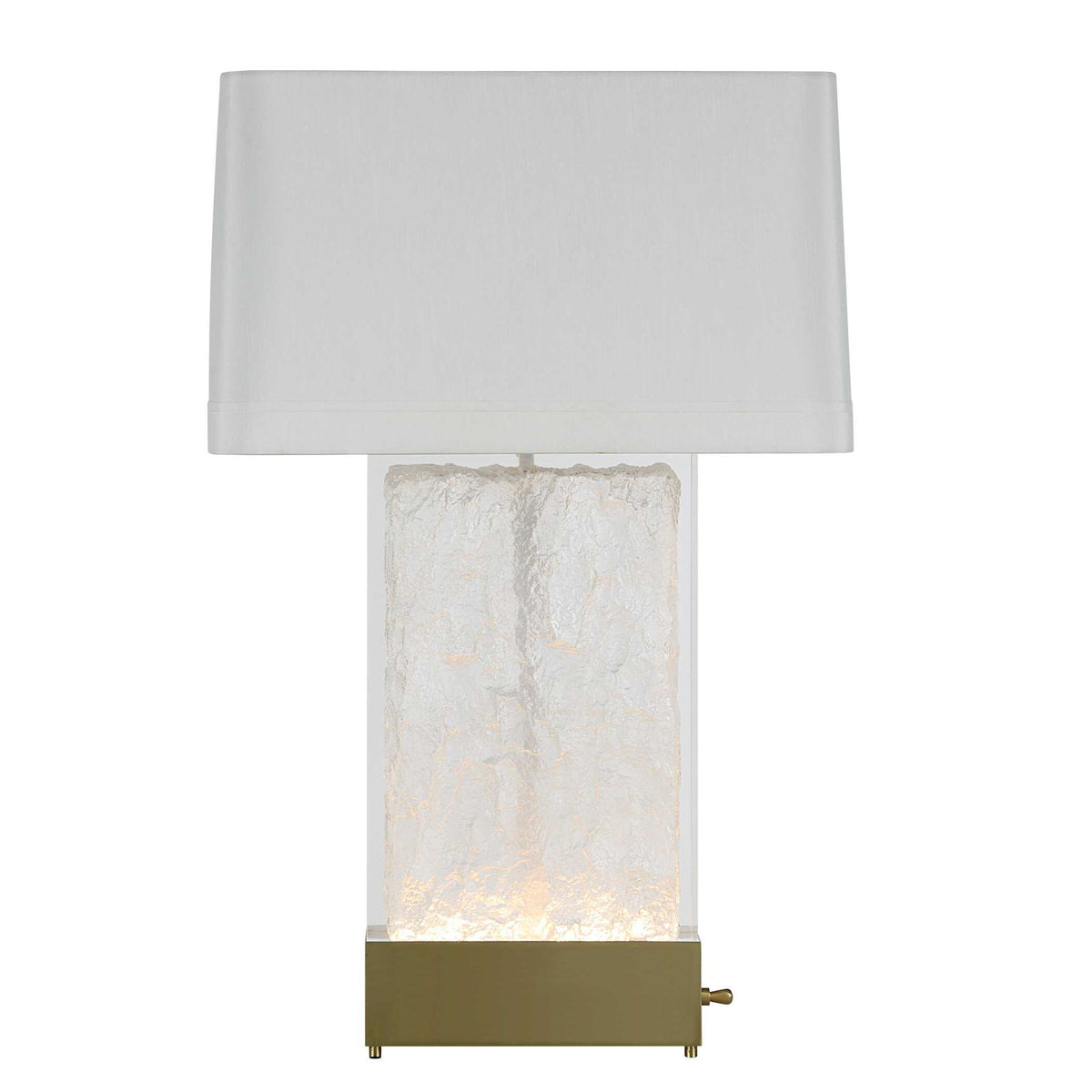 Lit Glacier - Table Lamp - White