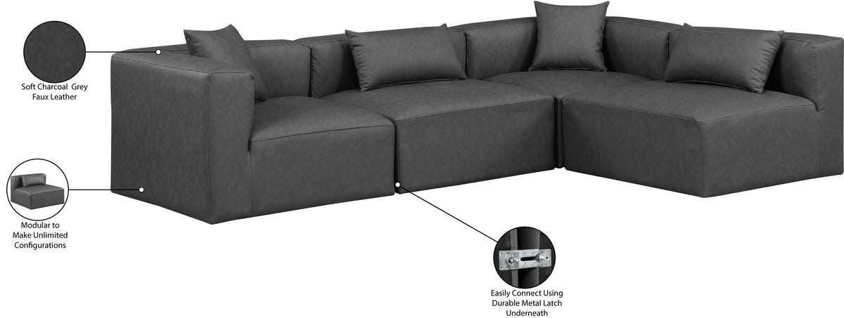 Cube - 4 Piece Modular Corner Sectional