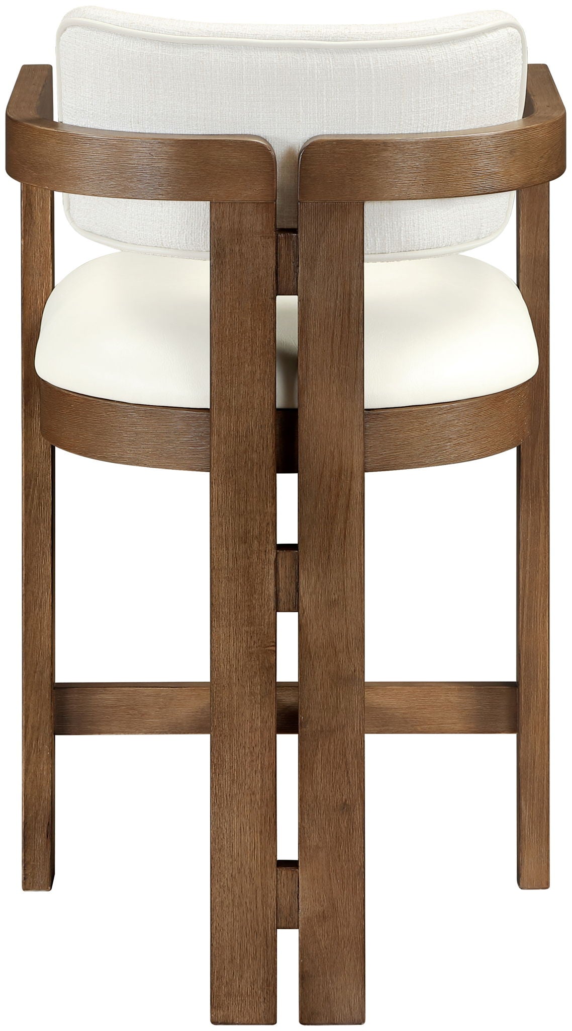 Ravina - Upholstered Counter Stool With Stained Brown Base