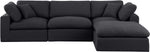 Comfy - 4 Piece Linen Fabric Modular Sectional With Chaise