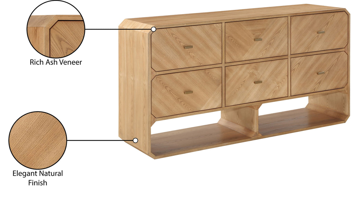 Parker - Ash Veneer Dresser