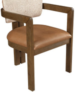 Ravina - Upholstered Dining Chair With Stained Brown Base (Set of 2)