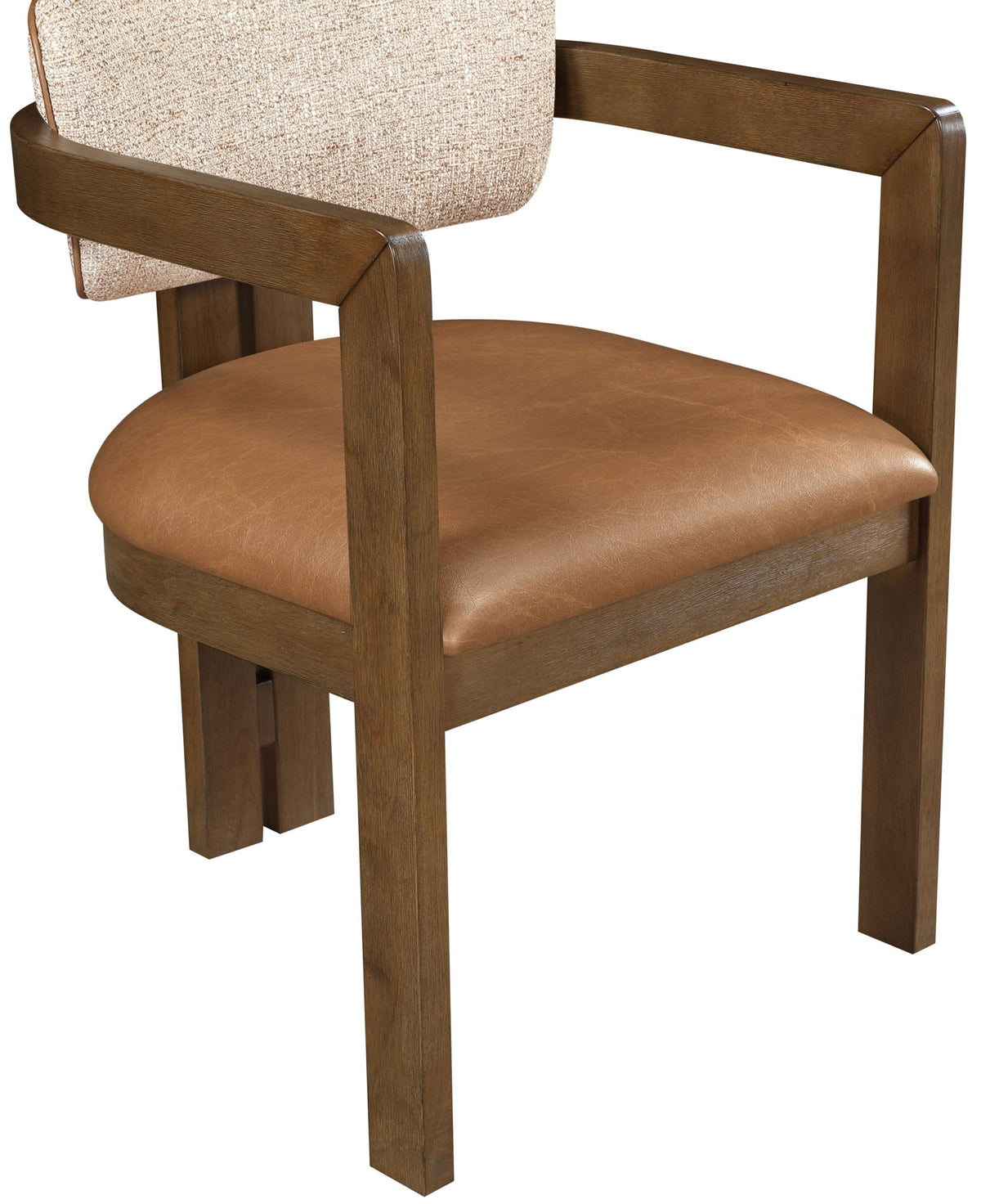 Ravina - Upholstered Dining Chair With Stained Brown Base (Set of 2)