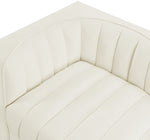 Rummi - Velvet Performance Fabric Upholstered 2 Piece Modular Loveseat