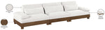 Turin - Chenille Fabric Upholstered Modular Sectional - Cream