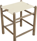 Santos - Backless Counter Stool With Stained Brown Base