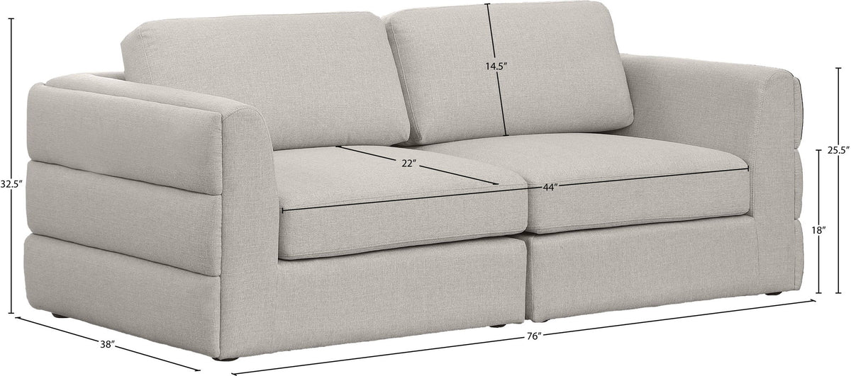 Beckham - Modular 2 Seat Sofa