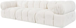 Orin - Velvet Performance Fabric Upholstered 3 Piece Modular Sofa