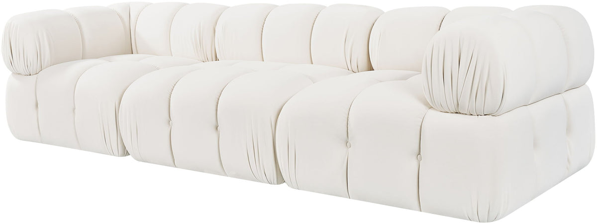 Orin - Velvet Performance Fabric Upholstered 3 Piece Modular Sofa