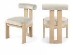 Arienzo - Performance Fabric Upholstered Dining Chair (Set of 2) - Natural Base