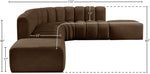 Arc - Velvet 7 Piece Corner Modular Sofa