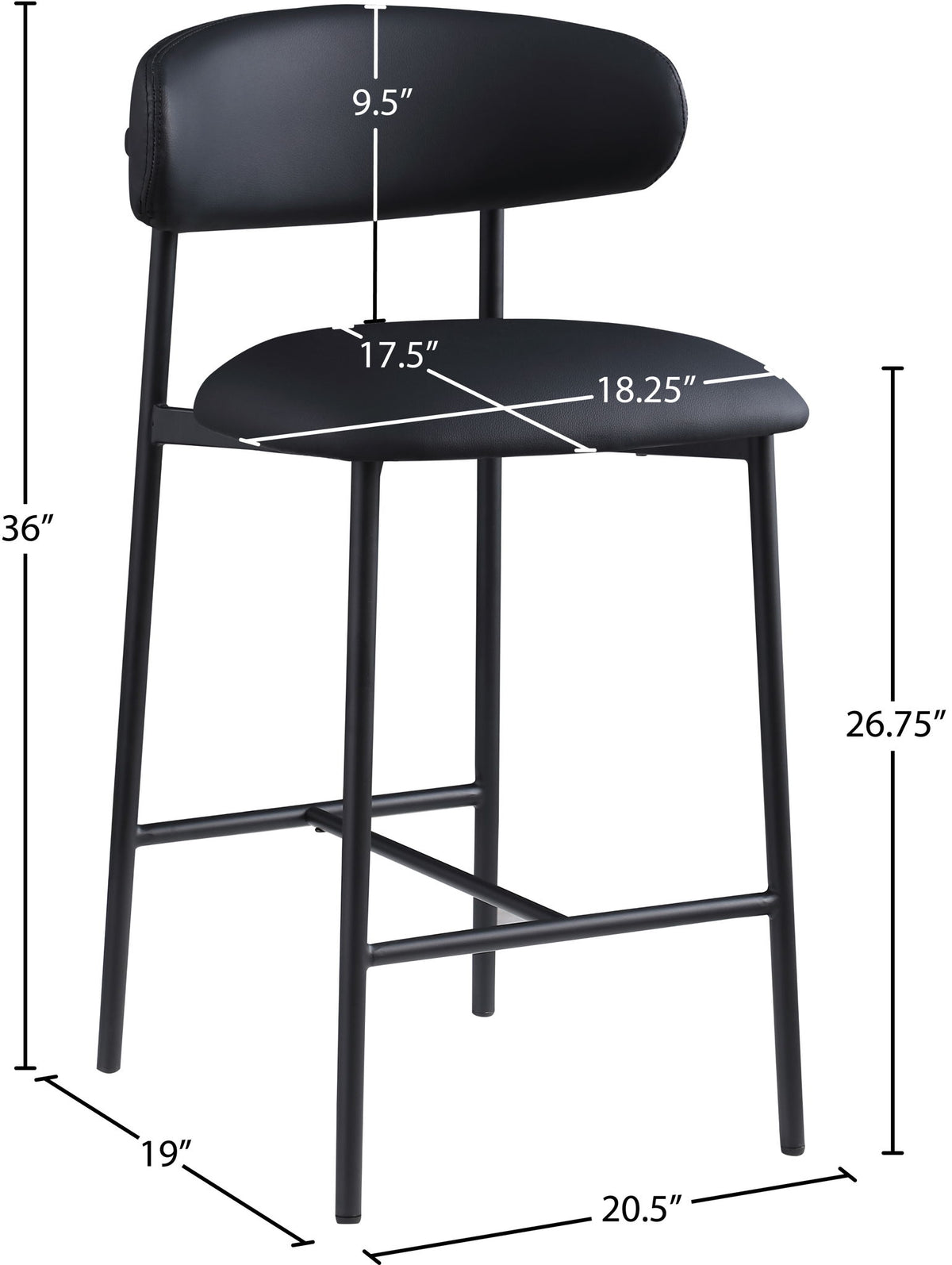 Lupita - Counter Stool (Set of 2)