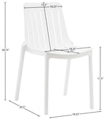 Marilla - Polypropylene Outdoor Patio Dining Chair (Set of 4)