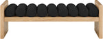 Waverly - Bench With Natural Frame