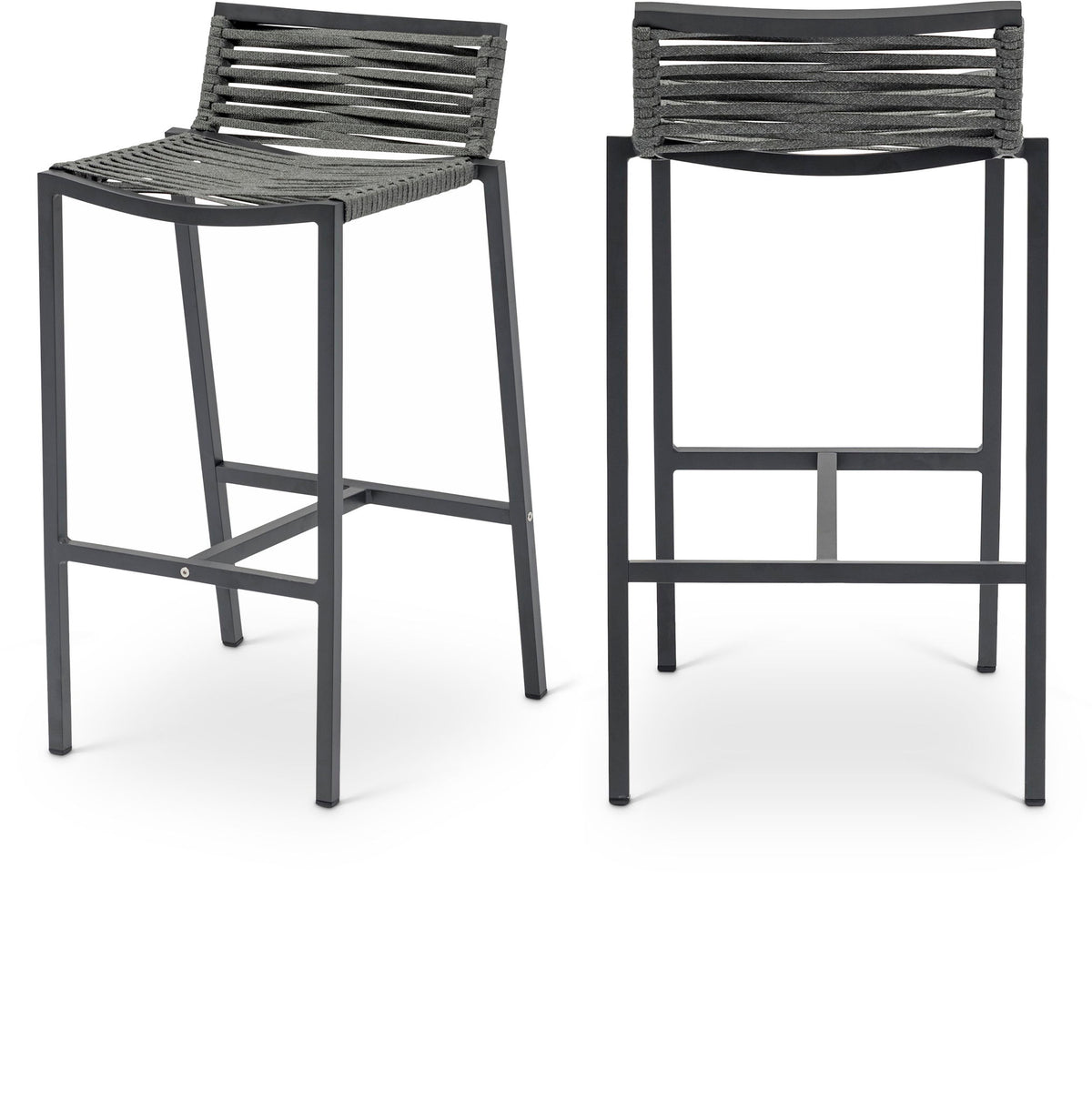 Maldives - Rope Outdoor Patio Bar Stool (Set of 2)