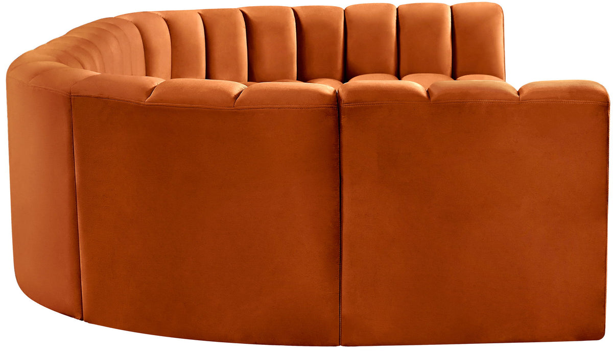 Arc - Velvet Modular U-Shaped Sectional