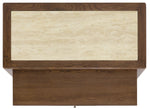 Driftwood - One-Drawer Nightstand With Stone