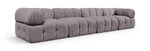 Orin - Fabric Velvet 4 Piece Modular Sofa