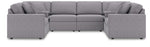 Modmax - U-Shaped Sectional - Granite