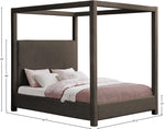 Eden - Boucle Fabric Upholstered Bed