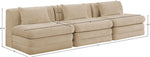 Stellar - 3 Piece 114" Upholstered Modular Armless Sofa