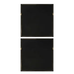 So Golden - Abstract Landscape Prints (Set of 2) - Black / Blue / Brass / Gold / Gray / Pink / White